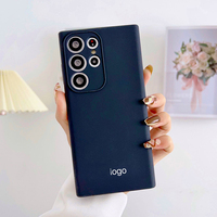 Étui de téléphone personnalisé en silicone doux au toucher vierge de créateurs de mode pour la série Samsung