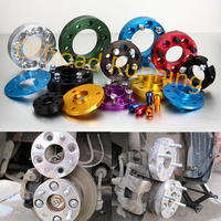 Entretoises de roue en alliage d'aluminium forgé personnalisées, adaptateurs 5x114.3 à 5x112 5x100, écrous et boulons de roue 5x127 5x130