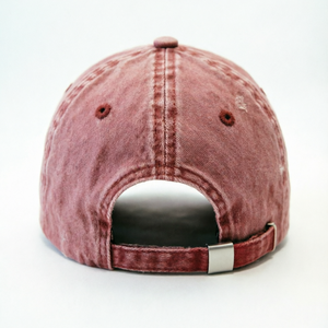Gorra de Béisbol Rosa de Algodón con Hebilla Metálica Ajustable, Logotipo Bordado Personalizable, Perfecta para Actividades al Aire Libre, Unisex - Product Image 4