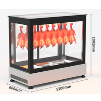 Chauffage électrique d'isolation thermique de vitrine de canard de rôti d'acier inoxydable pour des fournitures d'hôtel et de restaurant