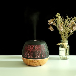 <span class=keywords><strong>Difusor</strong></span> de Aromas de 400 ml, Humidificador Ultrasónico con 7 Luces LED, Temporizador, Silencioso, con Acabado de Madera, para Dormitorio u Oficina, Venta al Por Mayor - Product Image 4