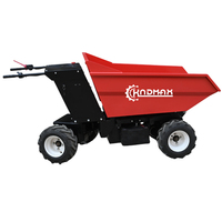 ED600H Mini Dumper Elettrico Idraulico 4x4 a Quattro Ruote Motrici, Capacità 600kg, Alimentato a Batteria 48V, Motore per Caricatore a Ruote, Garanzia 1 Anno