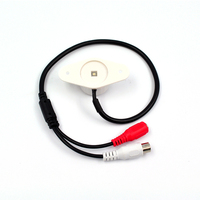Microphone audio GK-802A haute fidélité avec réduction de bruit SNR >60dB, câble en cuivre massif 18AWG, accessoires CCTV