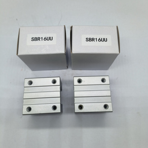 SBR16ตลับลูกปืนเคลื่อนที่เชิงเส้น SBR16UU ชุดสไลด์เพลาเส้นพร้อมบล็อกเราเตอร์ CNC - Product Image 6