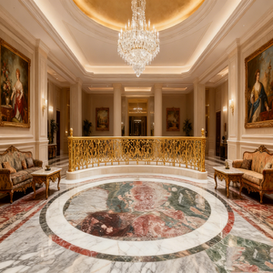 Tavolino da Terra <span class=keywords><strong>in</strong></span> <span class=keywords><strong>Marmo</strong></span> Rosa Quattro Stagioni <span class=keywords><strong>in</strong></span> Pietra Naturale - Product Image 3