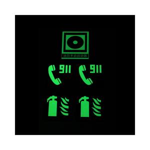 8 saat yazdırılabilir PVC kendinden yapışkanlı <span class=keywords><strong>glow</strong></span>-in-the-koyu PET Film Photoluminescent gece <span class=keywords><strong>Glow</strong></span> vinil rulo aydınlık yansıtıcı - Product Image 4