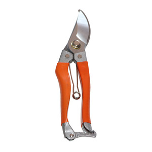 กรรไกรตัดแต่งกิ่งเกรดส่งออก แบบบายพาส ขนาด 20-30 มม. ผลิตจากเหล็กกล้าคาร์บอน ด้ามจับสีส้ม ผลิตในไต้หวัน เครื่องมือทำสวน - Product Image 2