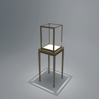 Anpassbare LED-Diamant-Boutique-Standschrank Vitrine mit Edelstahlrahmen und Aluminium-Tischplatte zur Schmuckpräsentation