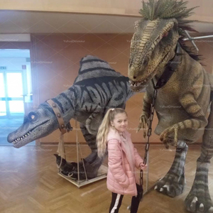 ชุดมาสคอตไดโนเสาร์มังกรเคลื่อนไหวได้สมจริงแบบอัลตร้า-เรียลลิสติก - ชุดแสดงแบบเต็มตัวพร้อมสีและขนาดที่ปรับแต่งได้ - Product Image 4