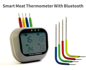 Trung Quốc mingle nhà máy giá thực phẩm nhiệt kế bluetooth không dây app điều khiển USB lò BBQ Thịt nhiệt kế với chất lượng tốt nhất - Product Image 2