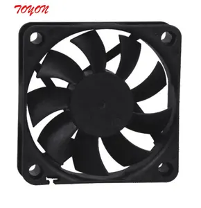 Ventilador de escape de ventilación personalizado 60X60X15mm ventilador de refrigeración 24V DC 12V 60mm 6000RPM ventilador de flujo axial de plástico