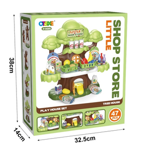 Set Gioco di Ruolo per Bambini 2-6 Anni, 47 Pezzi, Negozio di Alimentari e Supermercato in Plastica con Accessori - Product Image 4