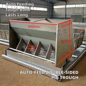 Comedero Automático de Acero Inoxidable de Doble Cara para Lechones, Engranaje para Crianza de Cerdos, Alta Capacidad, 1 Año de Garantía, 2000 kg/h, 220 V - Product Image 3