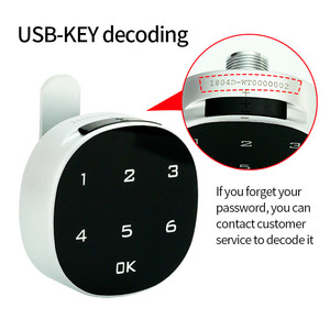 Đen điện tử NFC kỹ thuật số ngăn kéo và Hộp Thư khóa, Keyless Bàn phím kết hợp tủ khóa - Product Image 5