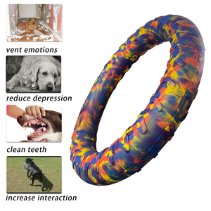 Hot New Large Durable Eco-Friendly Rubber Rope Plastic Animal Toys Cute Pull <b>Ring</b> <b>Ball</b> for Pet Outdoor Fitness Aggressive Teeth - Product Image 5