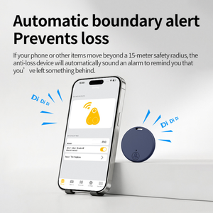 Mini <span class=keywords><strong>traceur</strong></span> <span class=keywords><strong>GPS</strong></span> intelligent pour animaux de compagnie, localisateur Bluetooth étanche, anti-perte, <span class=keywords><strong>collier</strong></span> en silicone pour chiens, enfants, voitures, portefeuilles, clés - Product Image 4