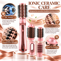 Ensemble de brosses sèche-cheveux rotatives SYC700, rotation automatique gauche-droite, brosses rondes détachables 40/49 mm, styler à air chaud ionique en céramique