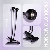 Lámpara UV de doble cabezal con clip para uñas, 4 niveles de intensidad regulable, secador de uñas portátil USB, venta al por mayor
