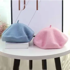 Topi Baret Warna-warni untuk Dewasa, Topi Baret Modis Murah Ukuran Dewasa