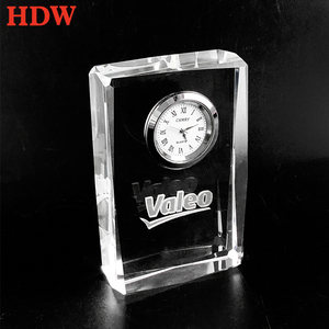 Reloj con grabado láser 3d 2d, grabado en blanco, foto, cristal, personalizado, para escritorio, regalo de decoración - Product Image 5