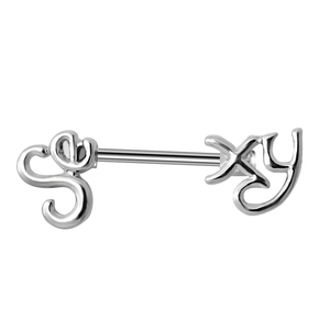 En Stock Moda Acero Inoxidable Calibre Sexy Pezón Anillo Pezón Piercing Joyería para Mujeres Hombres - Product Image 2