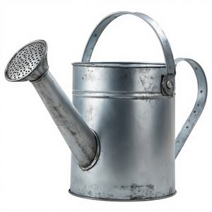 Arrosoir en métal galvanisé de style ferme classique, design écologique, capacité personnalisable de 1 à 10 L, conçu pour un versage facile - Product Image 1