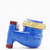 Vertical Installation Brass Mechanical Water Meter with IP68 Protection OEM Customizable for Reading