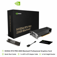 RTX PRO 2000 Blackwell 16GB GDDR7 Kartu Grafis Workstation Profil Rendah GPU Kartu Video untuk CAD Pemodelan 3D AI
