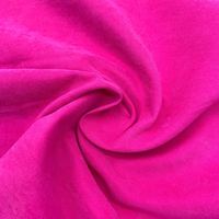 Vente d'usine 100% tissu sergé en microfibre de peau de pêche en polyester motif brossé pour manteau et doublure de chapeau pour filles