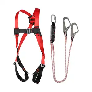 Safety Harness Fall Arrest Full Body Harness With Double Lanyard