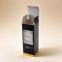 Personnalisation de vos propres boîtes cosmétiques de marque, emballages en papier à effet mat pour huiles essentielles