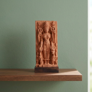 Sculpture de Gauri Parvati, déesse hindoue du Xe siècle, réplique de l'art du temple, musée d'art, décoration religieuse indienne traditionnelle - Product Image 1