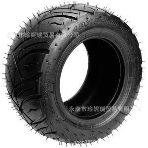 Pneu diagonale ZhenNirui 13X5.00-6 pour kart, trottinette électrique, tondeuse à gazon – Pièce de rechange sans chambre à air à motif routier - Product Image 3