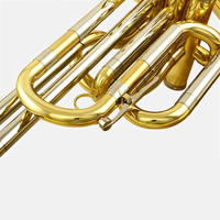 Personnalisation d'usine Sousaphone en laiton Le Sousaphone Heavy Bass Brass Band Drum Horn Team Bass Tuba Horn Brass Instrument
