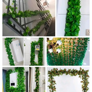 เถาวัลย์ประดิษฐ์200ซม. + ใบไหมจำลองของตกแต่งในร่มกลางแจ้ง - Product Image 3