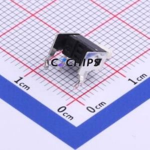 TS-1101V-8026 Tactile Switch Through hole Component THT Switch Single Pole Single Throw Rectangle Button 2.6N Right Angle Insert - Product Image 2