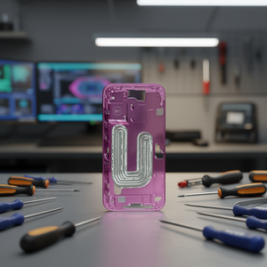 Nuovo Chassis Intermedio per iPhone 16 Plus in Rosa, Accessorio per Scheda Madre di Telefoni Cellulari - Product Image 2