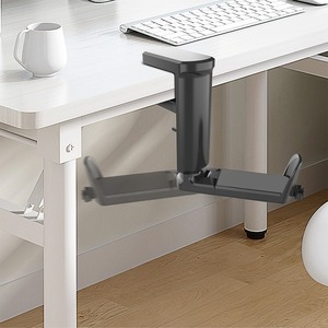 Creative Multifunctional E Sports 360 Rotation <strong>Computer</strong> Under Desk Storage <strong>Bracket</strong> Headset Clip Table Hanger - Product Image 2
