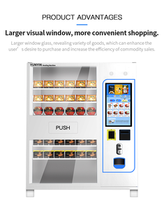 Máquina Expendedora Automática de Aperitivos Yunyin con Elevador para Diversos Tipos de Fideos Instantáneos, con Pago con Tarjeta de Crédito, Monedas y Código QR - Product Image 6