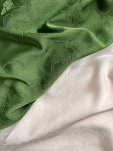 涤纶提花面料 经线染色 高端 96% 涤纶 4% 氨纶 植物银纱 # 3022 - Product Image 2