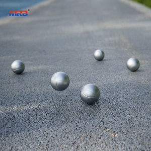 Jeu <span class=keywords><strong>de</strong></span> 8 boules <span class=keywords><strong>de</strong></span> pétanque françaises <span class=keywords><strong>de</strong></span> haute qualité 73mm en métal argenté Jeu <span class=keywords><strong>de</strong></span> boules <span class=keywords><strong>de</strong></span> pétanque <span class=keywords><strong>Obut</strong></span> - Product Image 1