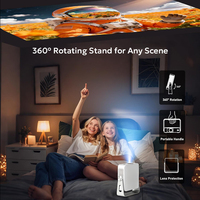 Projecteur Portable Mini Ultra Amélioré OEM Touyinger L9W FHD 1080P Faisceau Intelligent de Poche Vidéo 4K Android WiFi pour Cinéma Maison