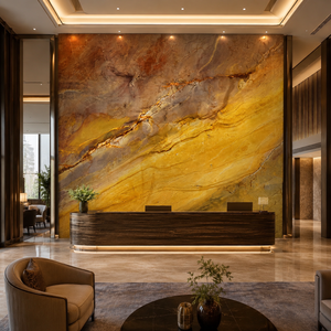 Venta al por Mayor de Losa de Cuarcita Dorada <span class=keywords><strong>Atacama</strong></span> de Lujo, Piedra Natural para Proyectos de Hoteles, Villas, Paredes, Pisos y Encimeras - Product Image 2