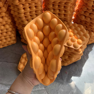 Gaufre bulle artificielle dorée classique originale, style Hong Kong, 3D, croustillante et moelleuse, modèle de présentation, lait, sucre, chocolat - Product Image 6
