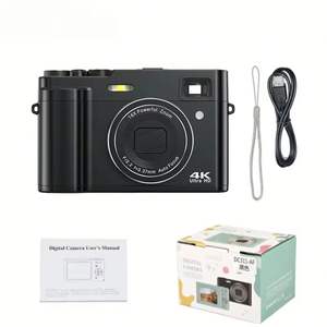 Proveedor Profesional de Cámaras Digitales Nuevas con Zoom Óptico de 16X, CMOS HD1080P, Videocámara 4K, Cámara Microscópica para Niños, Pantalla de 2.4 Pulgadas y 180° - Product Image 2