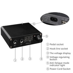 Fuente de Alimentación para Máquina de Tatuaje Kissure con Interfaz USB, Mini Pantalla LCD, Regulador de Tatuaje, Equipo de Tatuaje, Maquillaje Permanente - Product Image 2