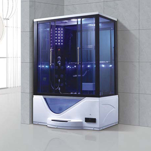 <span class=keywords><strong>Cabina</strong></span> Sauna a Vapore Umido di Lusso in Vetro Combinata <span class=keywords><strong>con</strong></span> <span class=keywords><strong>Vasca</strong></span> Idromassaggio Interna e <span class=keywords><strong>Doccia</strong></span> <span class=keywords><strong>con</strong></span> Getti Massaggianti - Product Image 3