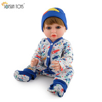 Poupée Reborn Toddler de Haute Qualité 50cm Réaliste Jouet Doux Poupée de Mode pour Enfants Fait Main Unisexe Matériel Silicone Certifié EN71