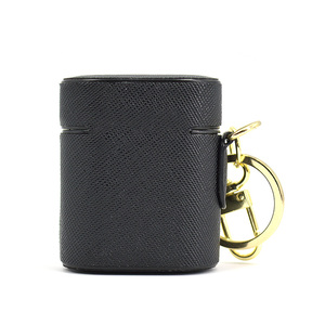 Funda de Cuero PU para <span class=keywords><strong>Airpods</strong></span> <span class=keywords><strong>Pro</strong></span> con Llavero Metálico, Funda Protectora de Auriculares de Lujo a Prueba de Golpes, Carcasa Portátil para Auriculares con Logotipo Personalizado - Product Image 5