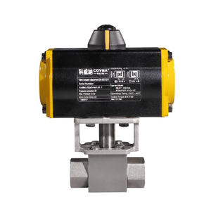 Válvula de Bola Neumática de Acero Inoxidable 316 de Alta Presión COVNA DN40 de 1.5 Pulgadas y 2 Vías, 5000 PSI - Product Image 5